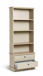 Home Winchester Bookcase Natural | Wooden Storage Shelving Display Unit