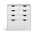 Kids Pagnell 5 Drawer Chest - White | White Chest of Drawers