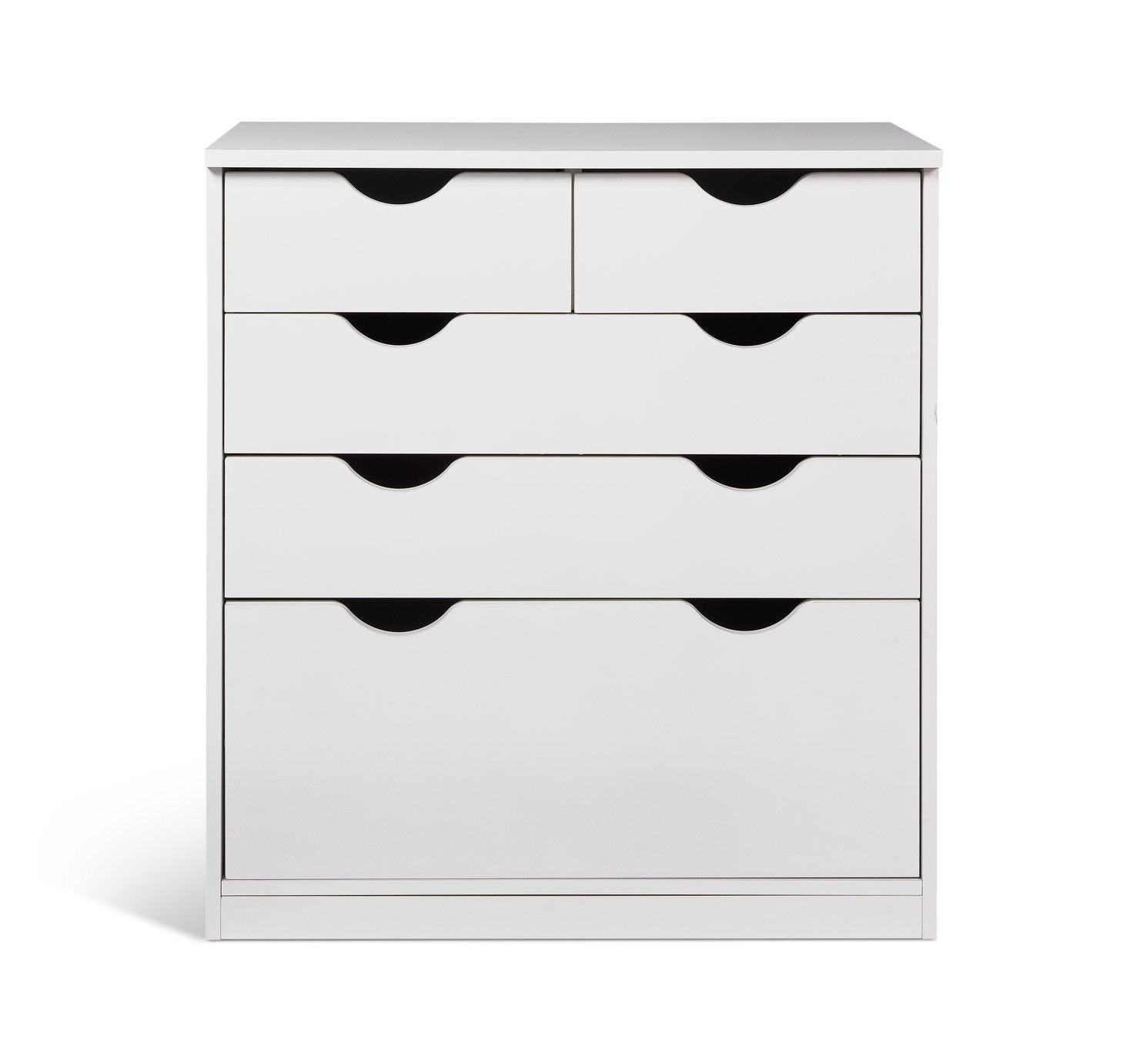 Kids Pagnell 5 Drawer Chest - White | White Chest of Drawers