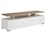 Habitat Floating Top TV Unit - White & Oak ( B Grade 51537 - 51541 )