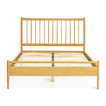 Chiltern Spindle Kingsize Wooden Bed Frame - Oak | Contemporary Interior Design
