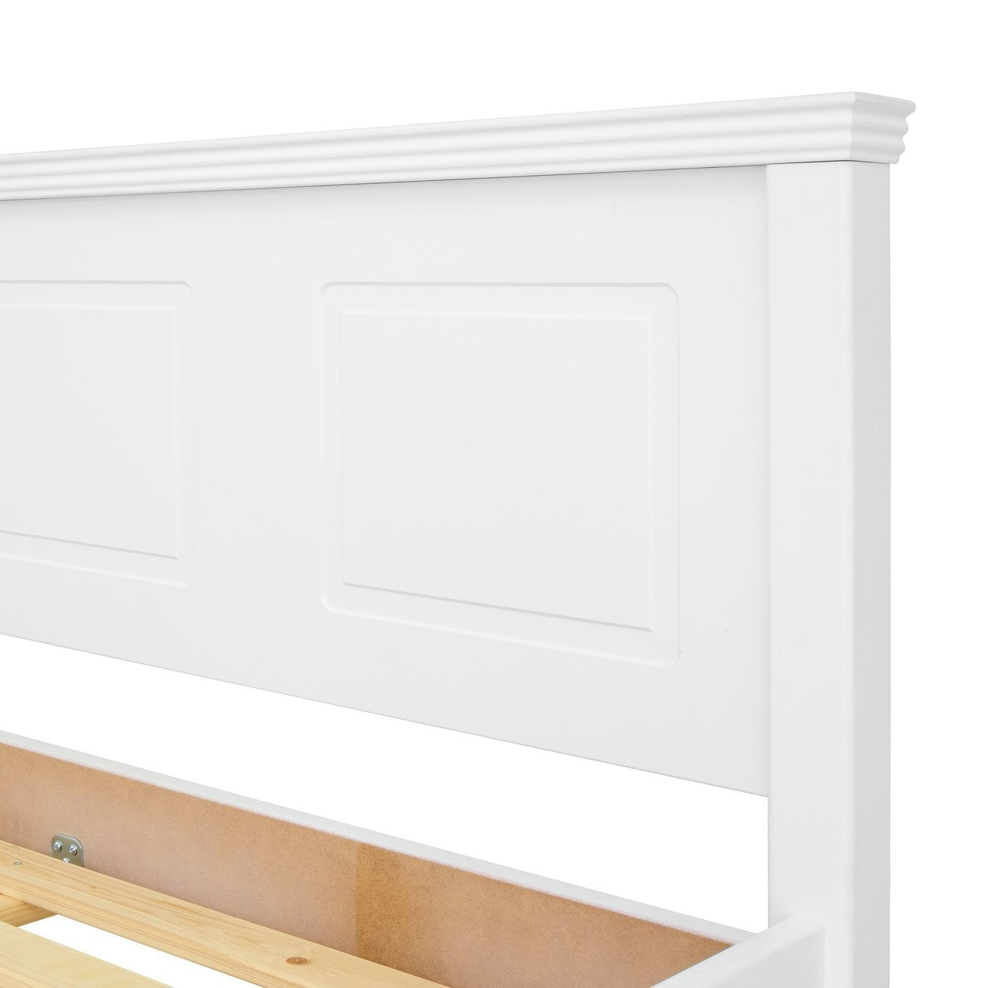 Home Grayson Double Bed - White | Modern Bedroom Style