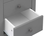 Habitat Minato 5 Drawer Narrow Tall Boy - Grey