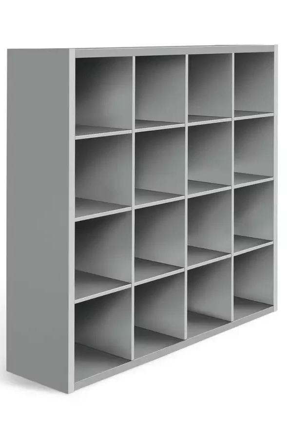Squares Plus 16 Cube Storage Unit - Grey (B Grade 1128)