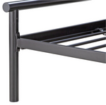 Home Avalon Double Metal Bed Frame - Black | Sturdy Durable 4FT6 Bed Frame