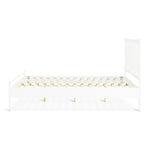 Chiltern Spindle Double Wooden Bed Frame - White | Harmonious Sleep Setup