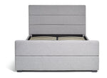 Home Costa Fabric Double Ottoman Bed Frame - Grey (S)