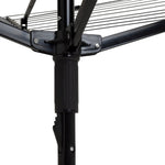 Home 45m 4 Arm Rotary Airer | Heavy Duty Outdoor Clothes Drying Line for Garden