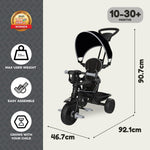 TP Toys 4 in 1 Trike - Grey Storm ( B Grade 29705 )