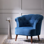 Chesterfield Accent Chair - Navy