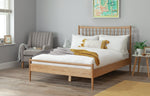 Chiltern Spindle Double Wooden Bed Frame - Oak (S)