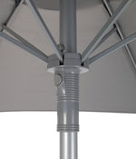 Habitat Home Sicily Parasol Grey | Large Outdoor Sun Umbrella Patio Garden Shade