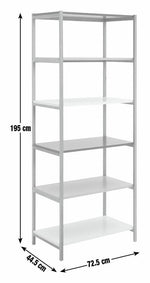 Jive Tall Shelving Unit - Green | Stylish Display Feature