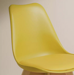 Jerry Pair of Dining Chair - Yellow | Modern Mealtime Seating