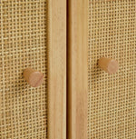 Simone 2 Door Shoe Storage Cabinet - Oak