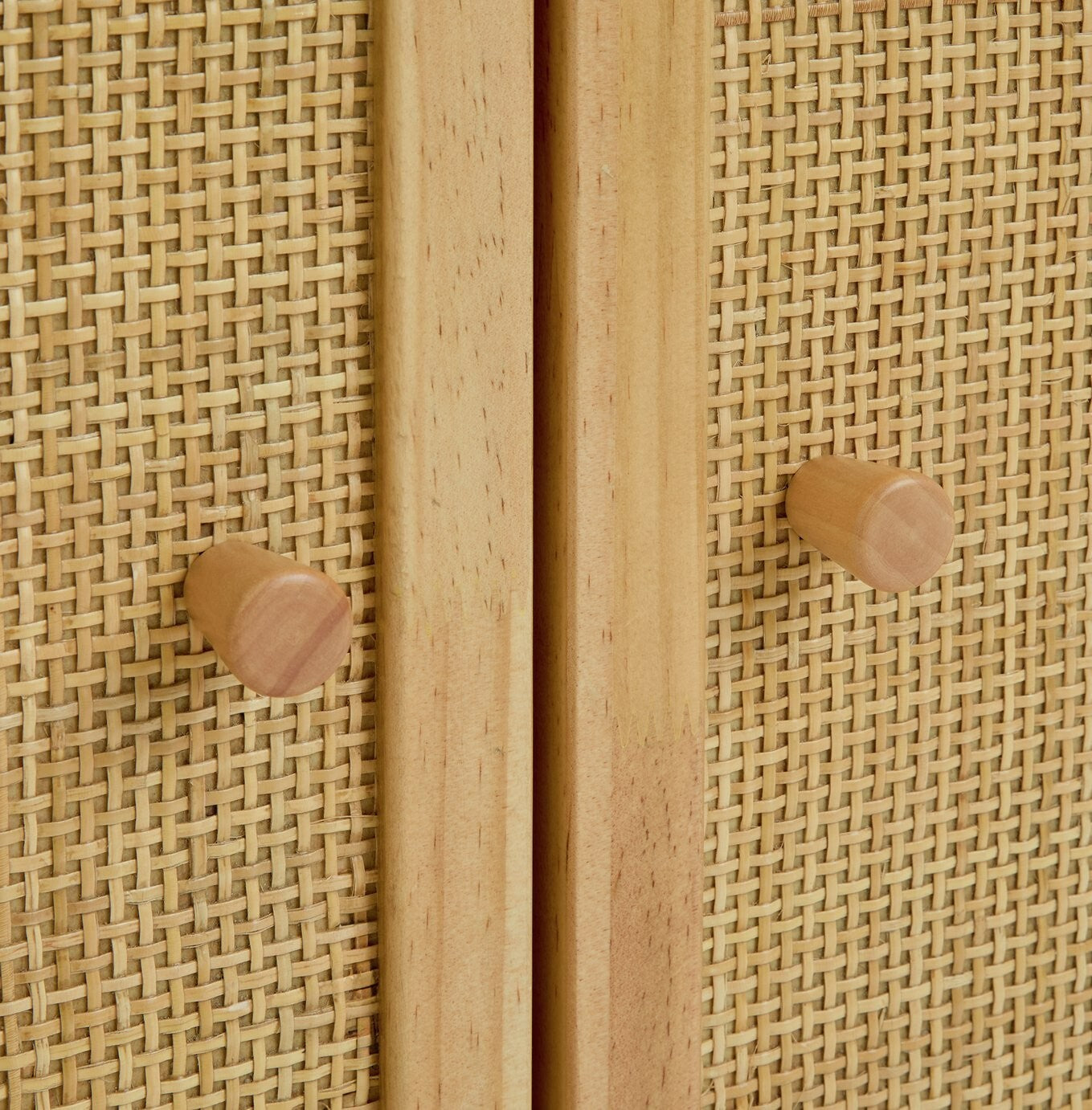 Simone 2 Door Shoe Storage Cabinet - Oak