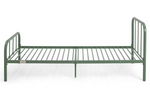 Charlie Single Metal Bed Frame - Green