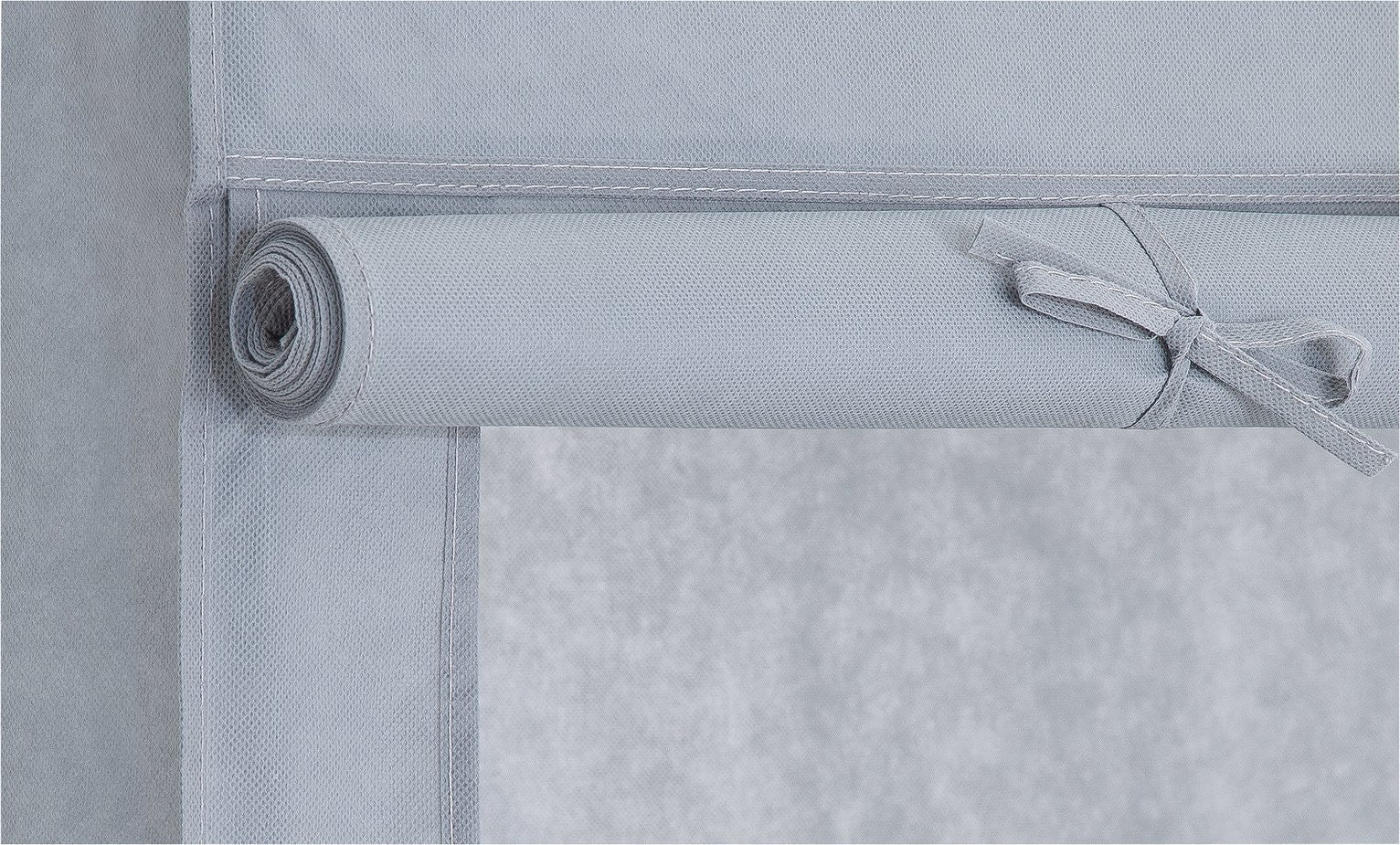 Home Covered Triple Wardrobe with Storage - Grey | Grey Fabric Clothes Storage