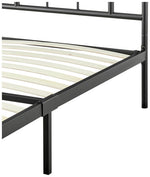 Habitat Jacques Single Metal Bed Frame - Black | Sturdy Bedroom with Mattress