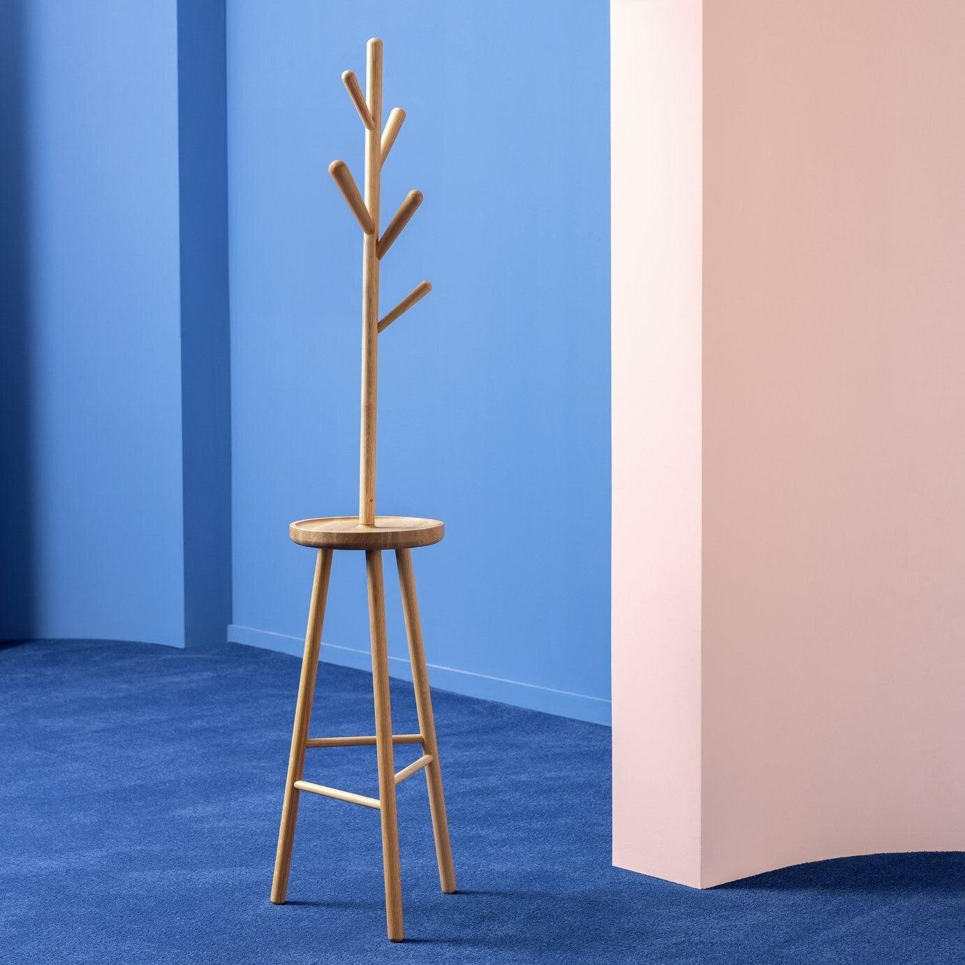 Habitat 60 Twiggy Wooden Coat Stand - Oak
