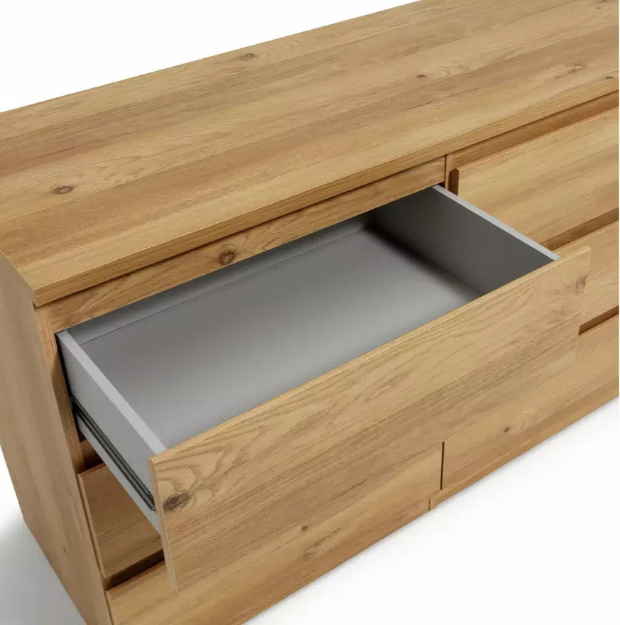 Jenson 6 Drawer Chest - Oak Effect (B GRADE 1025)