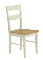 Home Chicago Cream Dining Table & 4 Cream Chairs | Modern Dining Room Set