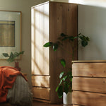 Home Jenson 2 Door 2 Drawer Wardrobe - New Oak | Warm Natural Aesthetic
