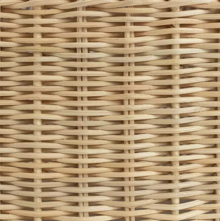 Habitat 60 Kaya Coffee Table - Natural | Rattan Round Table, Boho Living Room