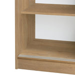 Home Nova 3 Door Sliding Wardrobe - Oak | Spacious Clothing Organization