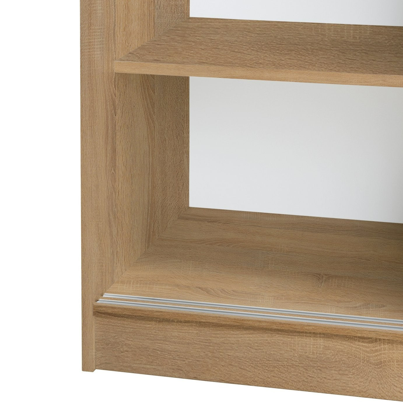 Home Nova 3 Door Sliding Wardrobe - Oak | Spacious Clothing Organization