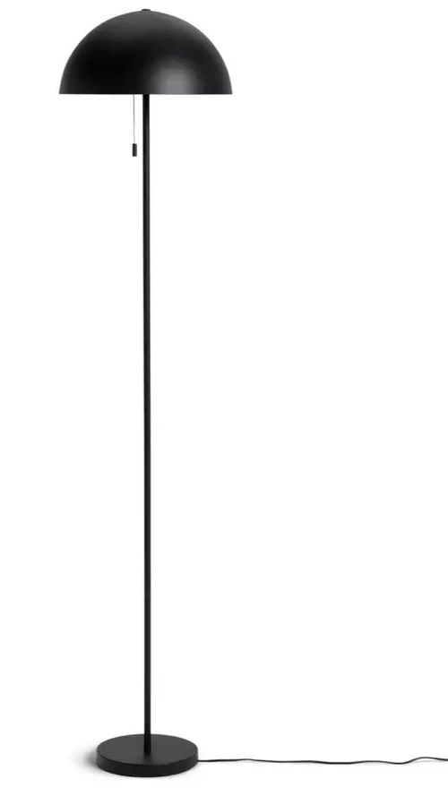 Modern Mushroom Floor Lamp - Black | Modern Standing Floor Light Home Lighting