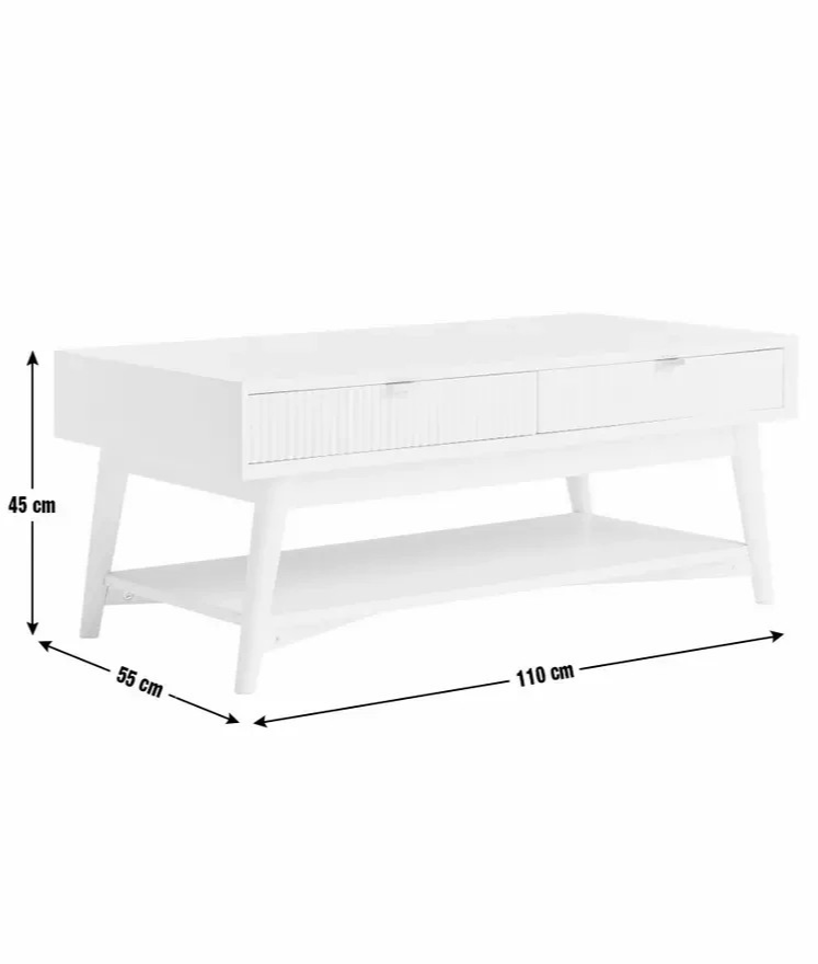 Roland Coffee Table - Cream (B GRADE)