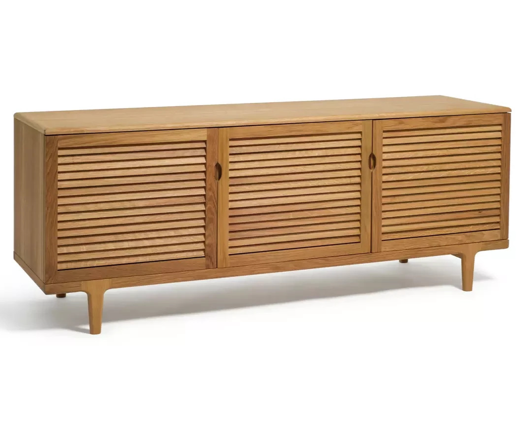 Oiled Slatted Sideboard - Natural (B Grade 1070)