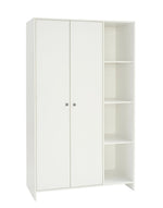 Home Seville 2 Door Open Shelf Wardrobe - White ( B Grade )