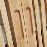 Eave 2 Door Bamboo Cabinet - Natural | Multi-purpose storage cabinet