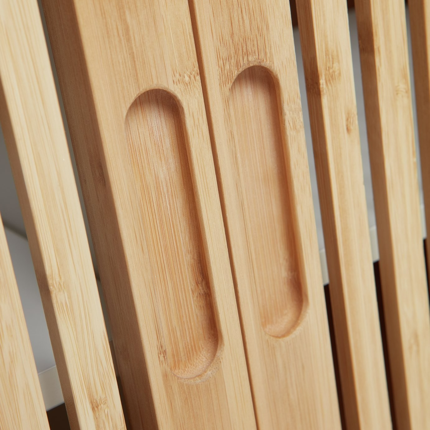 Eave 2 Door Bamboo Cabinet - Natural | Multi-purpose storage cabinet