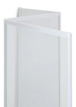 3 - Fold Bath Screen - white