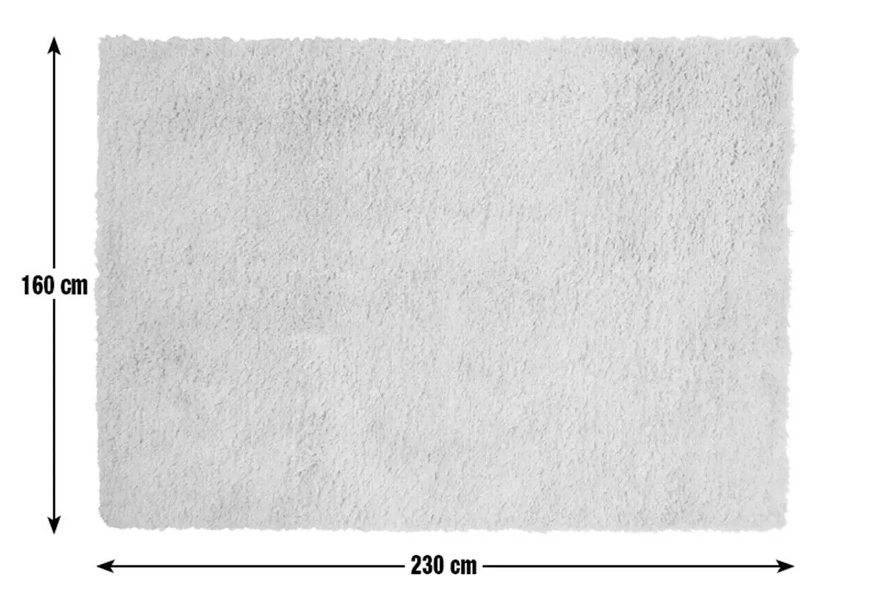 Habitat Recycled Cosy Plain Shaggy Rug - 160x230cm - Ivory ( B Grade 30630 )