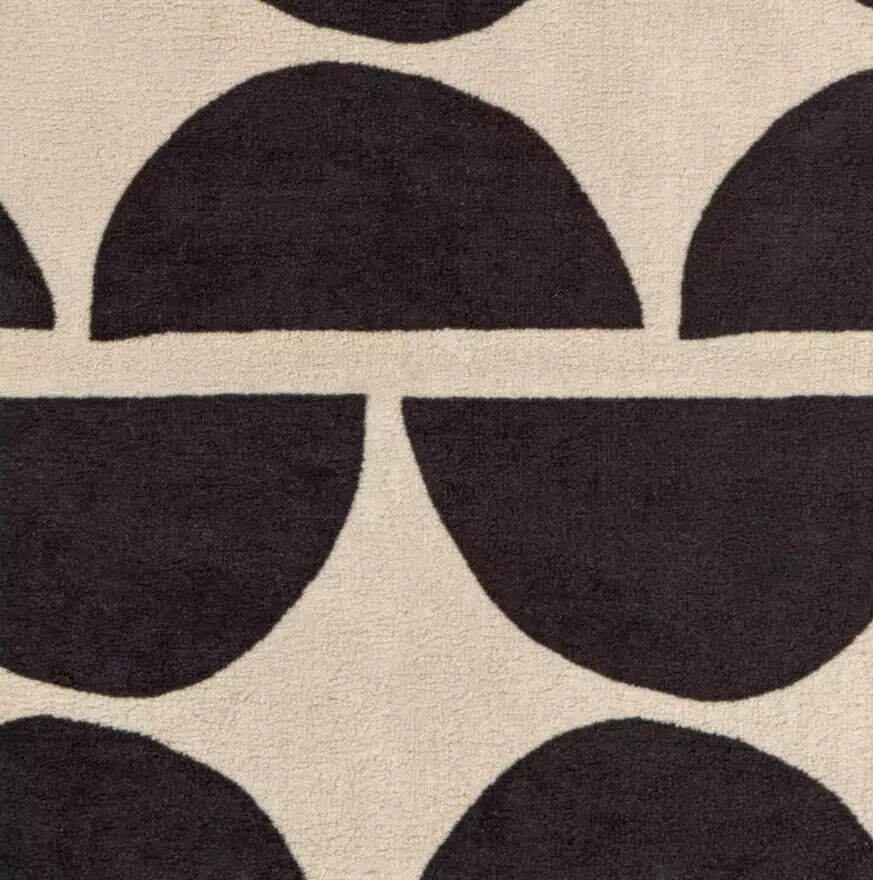 Habitat Mid Century Mini Geo Rug - Grey & White - 160x230cm ( B Grade 30621 )