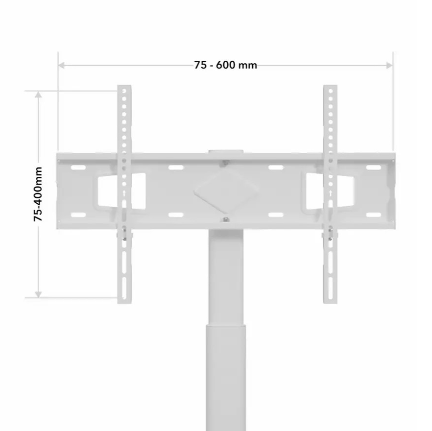 AVF AR-UN60WC TV Stand Up to 70 Inch White | Modern Living Room TV Unit
