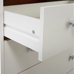 Home Seville 5 Drawer Chest - White (B Grade)