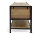 Loft Living Shoe Storage Bench Oak | Entryway Organizer Seat Shelf and Storage