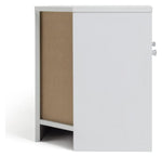 Home Corners 2 Door TV Unit - White | TV Stand with Storage