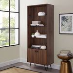 Walker Edison Mid Century Modern Storage Cabinet - Walnut