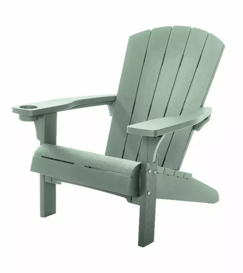 Keter Alpine Adirondack Chair Vintage Green | Outdoor Garden Patio Chair
