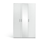 Home Oslo 3 Door Mirror Wardrobe - White (B GRADE)