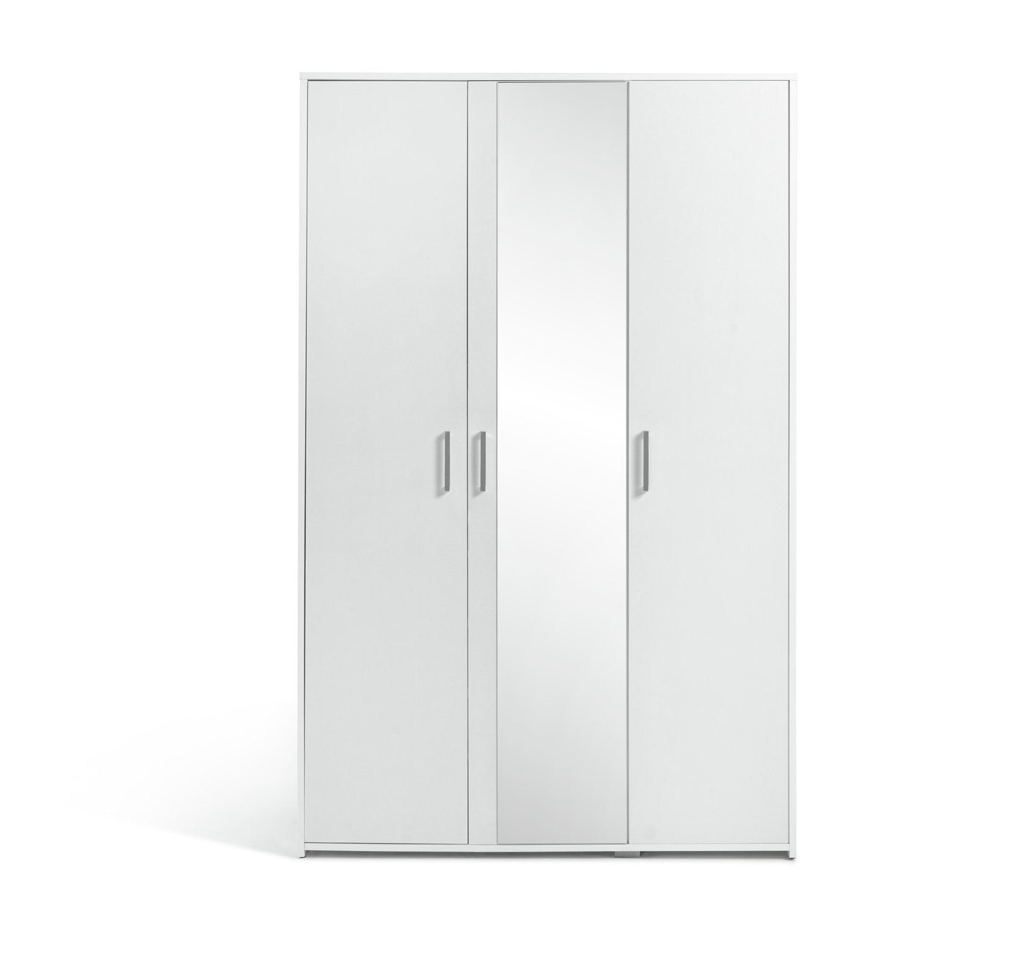 Home Oslo 3 Door Mirror Wardrobe - White (B GRADE)