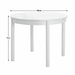 Lex Wooden 4 Seater Dining Table - Oak | Minimalist Scandi Style