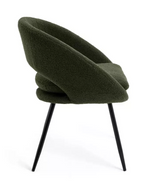 Home Hermione Boucle Chair Green | Accent Living Room Armchair