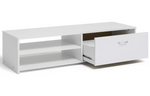 Habitat Squares 1 Drawer TV Unit - White ( B Grade 35899 )
